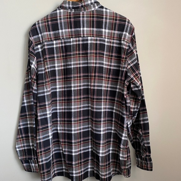 Boston Traders Men's Plaid Flannel Button Up Long Sleeve Shirt SIze XXL - Picture 6 of 12